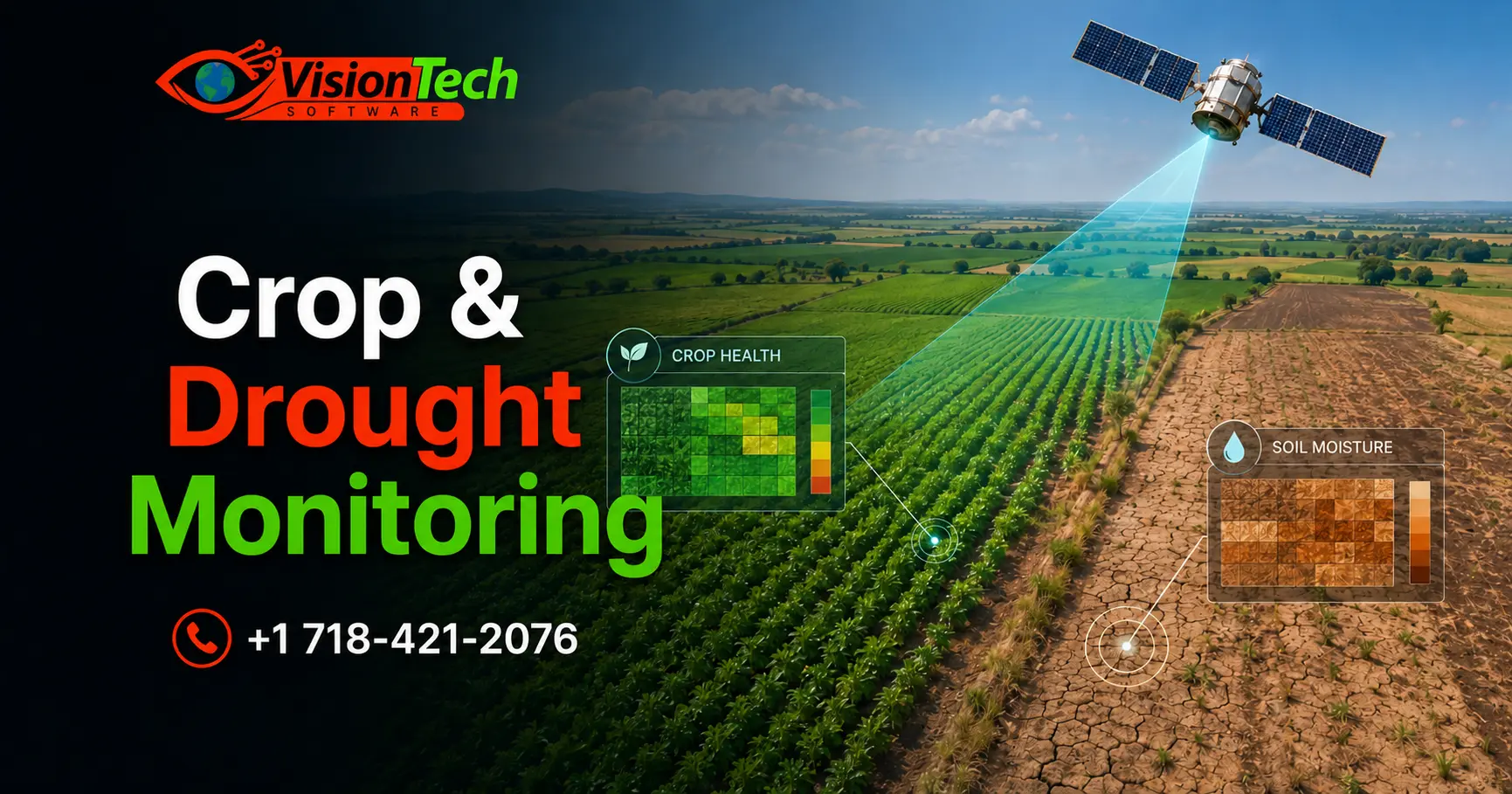Vision Tech satellite intelligence for crop and drought monitoring